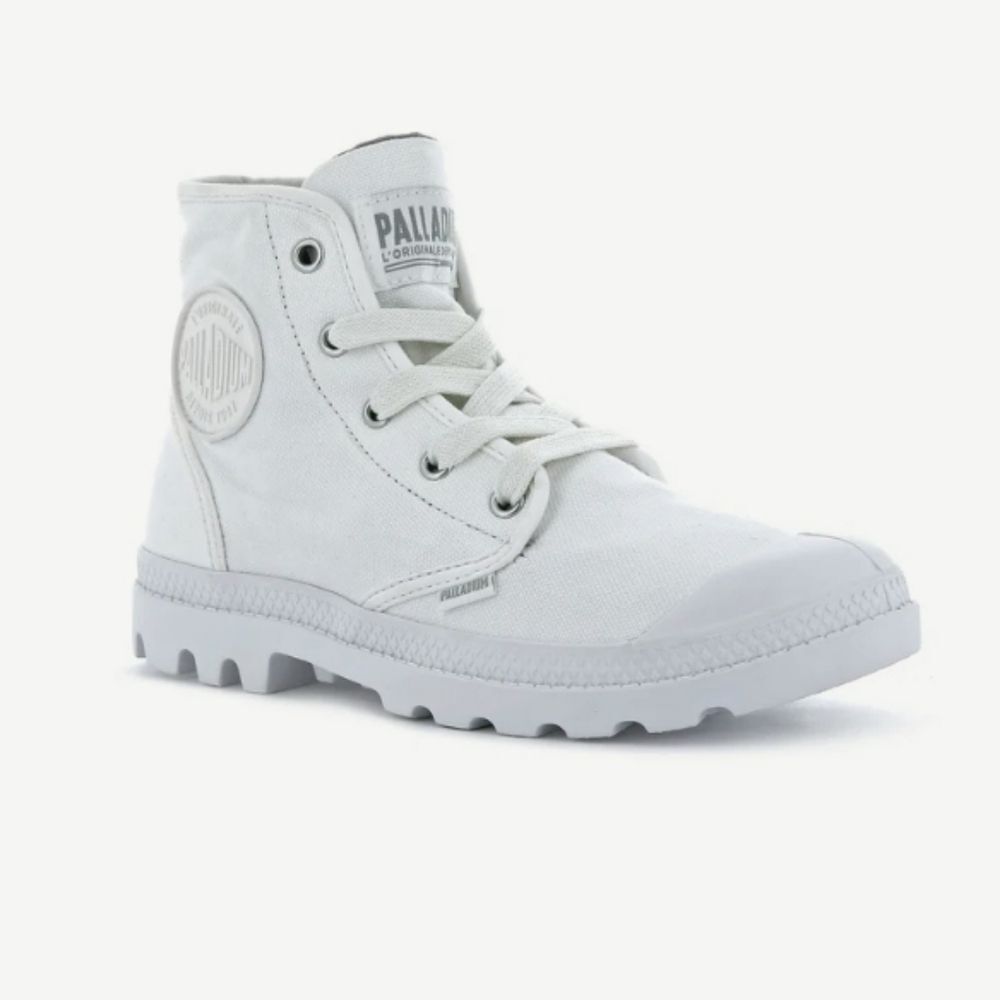 NIB Womens Palladium Pampa HI Sz 7 Star White